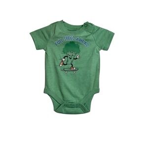 garanimals baby boys bodysuit size 0-3 months green